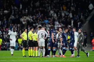 Dos partidos de sanción para Endrick, Carreras y Carvajal por "protestas" y "menosprecio" al árbitro del Madrid-Celta