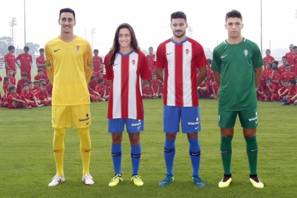 Presentación nueva equipación del Sporting