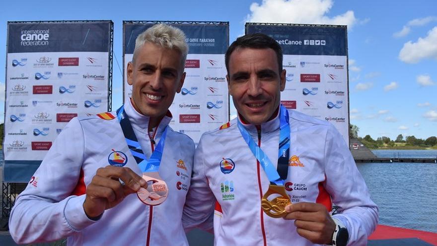 Oro para Tono Campos y bronce para Garrido