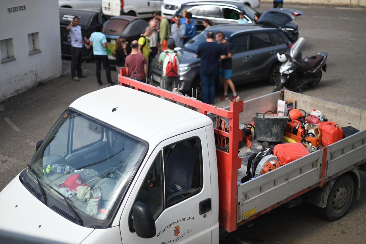 En imágenes | Sexto día de lucha contra el incendio de Las Peñas de Riglos
