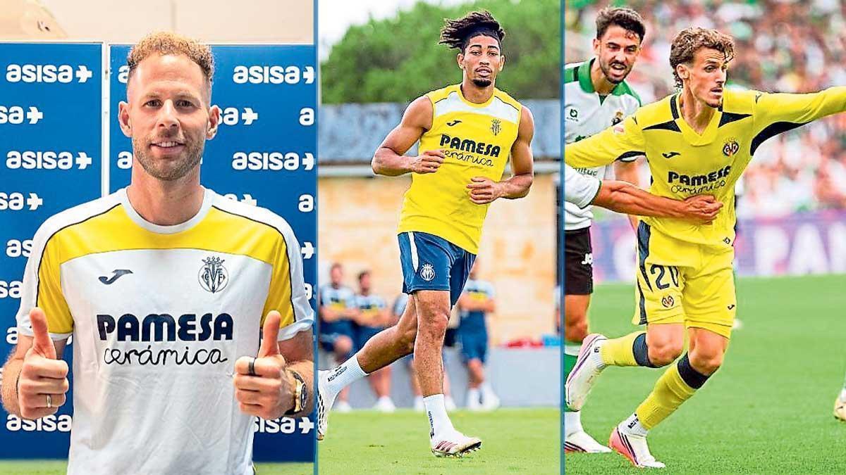 Gulasci, Saliba y Carlos Romero.