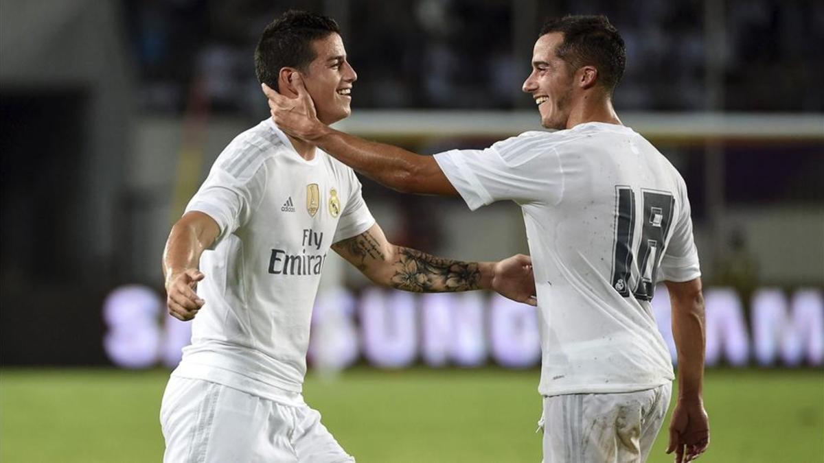 Lucas Vázquez tiene una buena amistad con James Rodríguez