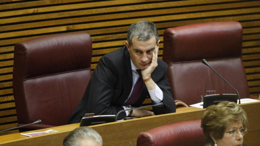 Ricardo Costa, en una sesión en las Corts Valencianes