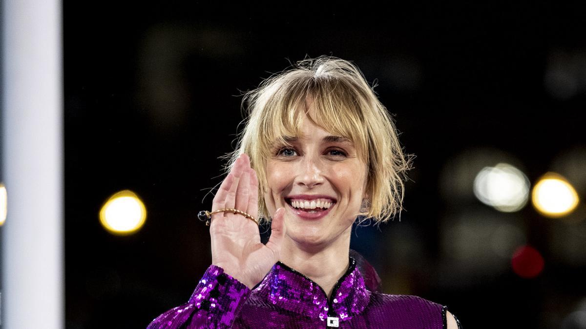 Ingrid García-Jonsson en la 'première' de 'Explota, explota' en el Festival de Cine de San Sebastián