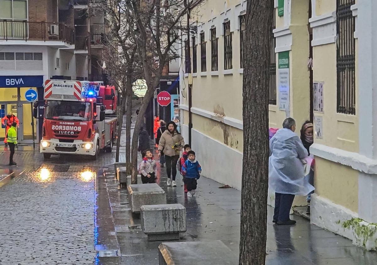 Efectos del temporal Leonardo a su paso por Mérida
