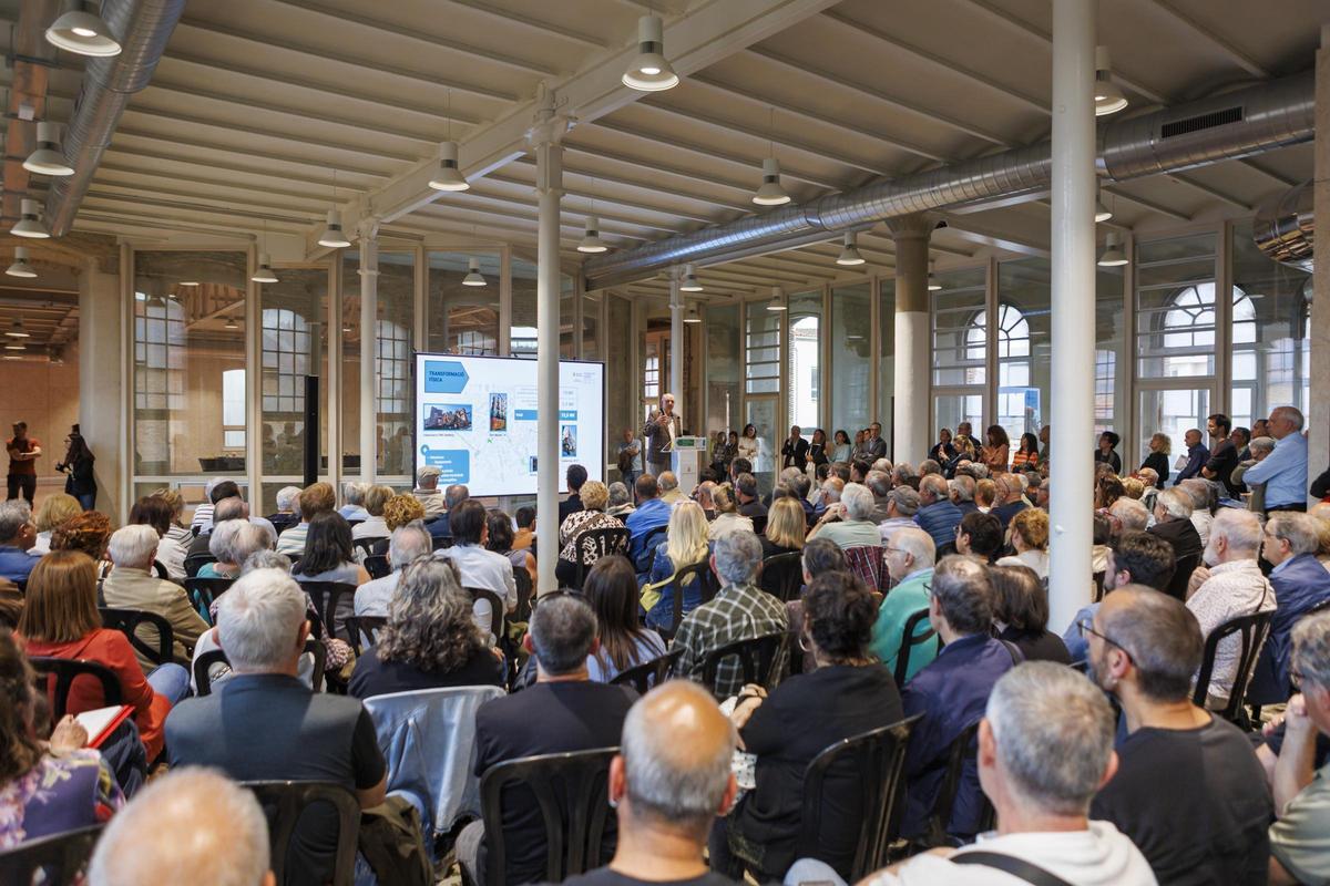 Un moment de l'exposició del regidor Jesús Alonso