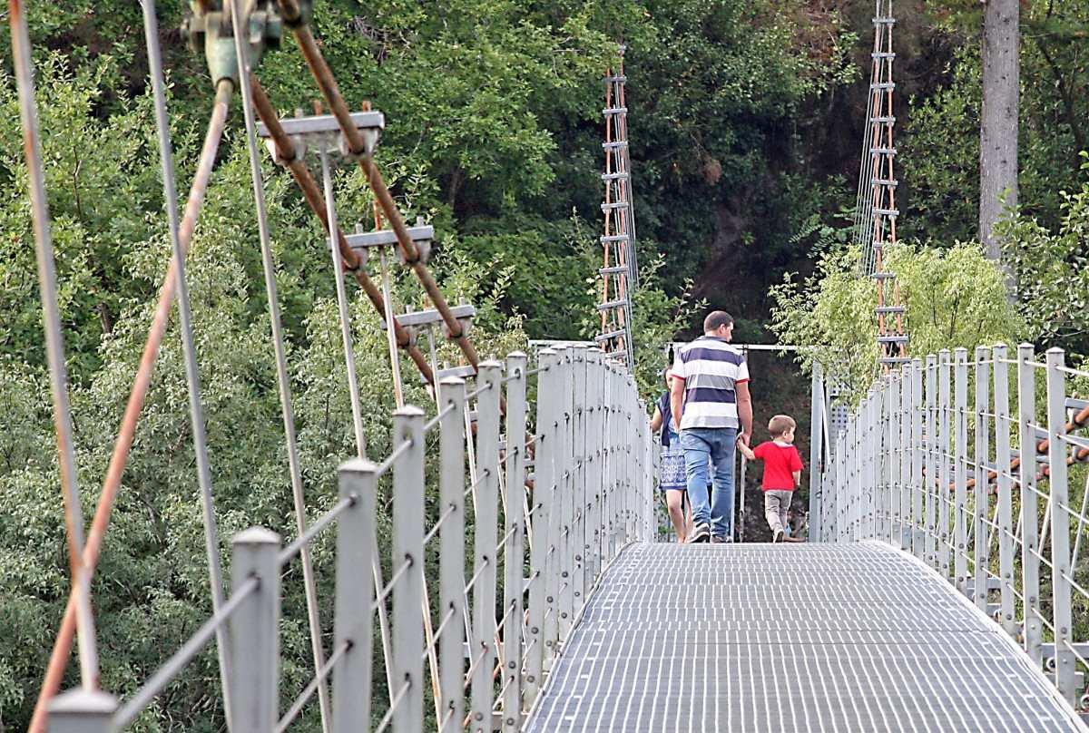 Puente colgante O Xirimbao.