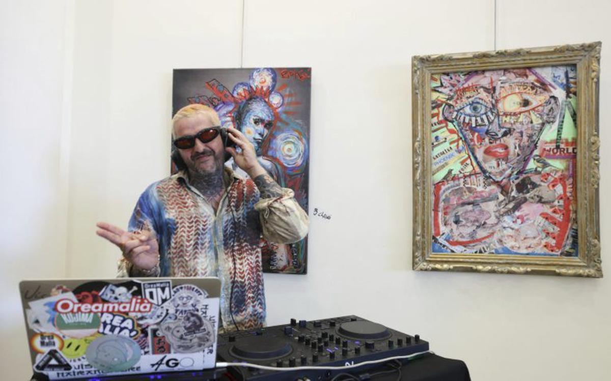 Boke lleva al Club Diario de Ibiza diez años de arte callejero y reciclaje |