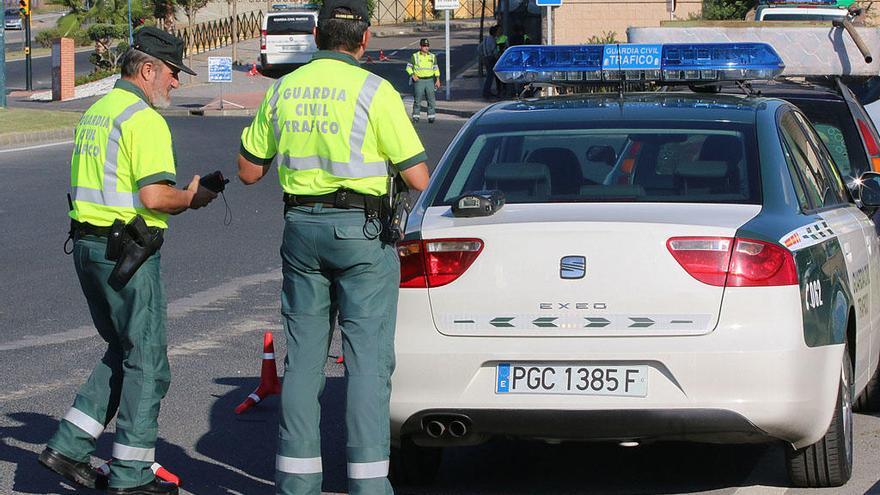 Imagen de archivo de un control de la Guardia Civil.