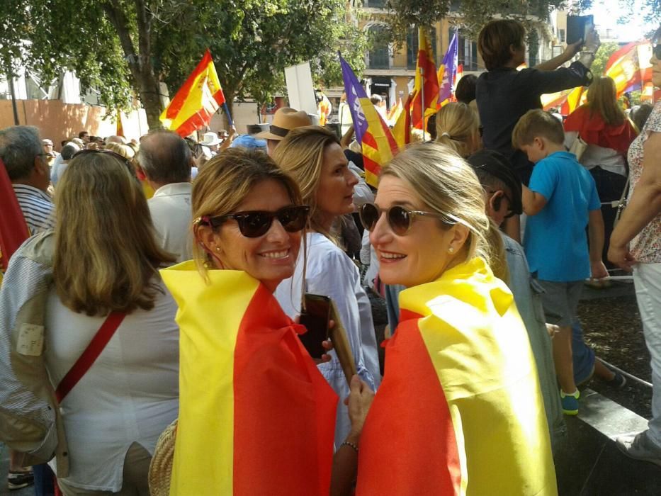 Concentración en Palma a favor de la unidad de España