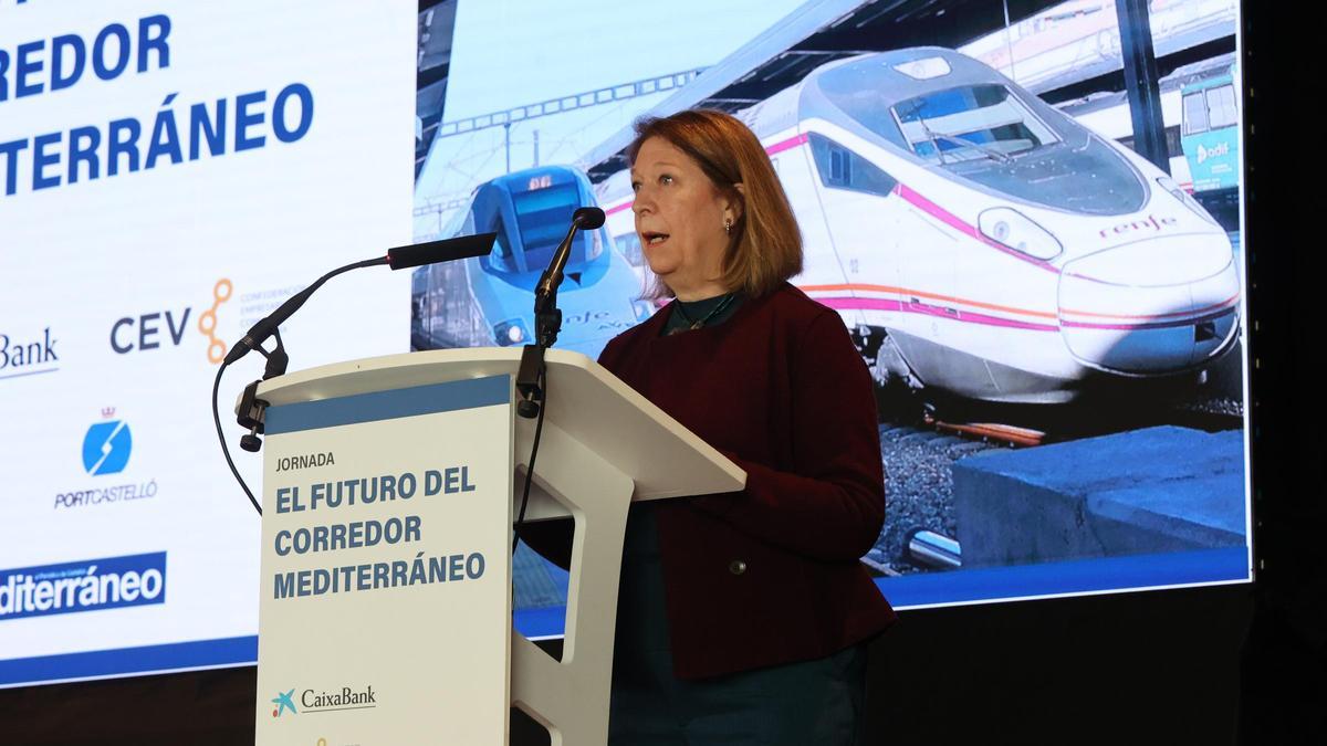 Agnès Noguera, consejera delegada de Libertas 7, en un evento en Castellón.