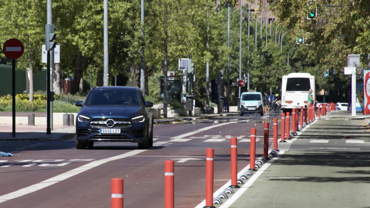 La avenida de La Fama ha reabierto al tráfico este lunes.