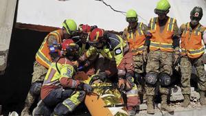 ‘Marines’ dels EUA agiliten el rescat de víctimes del terratrèmol a Veneçuela