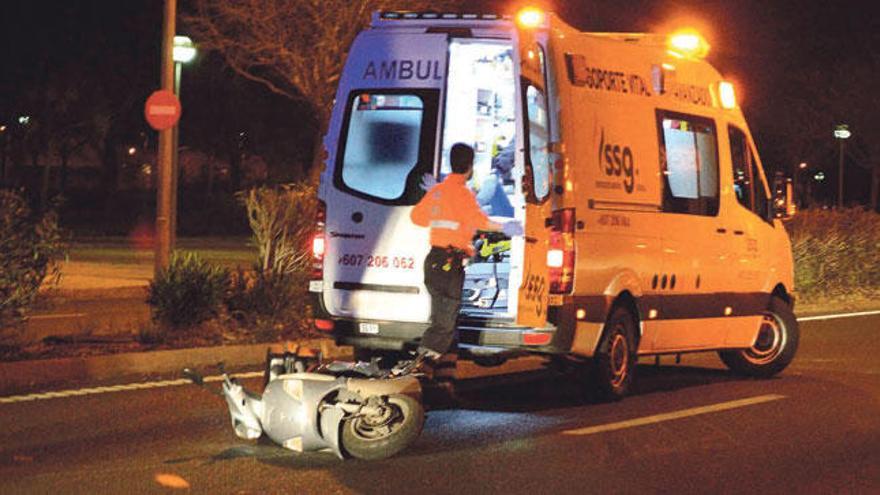 Tres heridos en dos accidentes en la calle Manacor y el polígono de Son Castelló