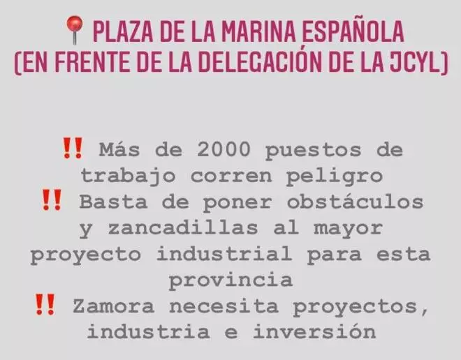 Llamamiento para secundar la concentración en defensa de la Biorrefinería de Barcial del Barco