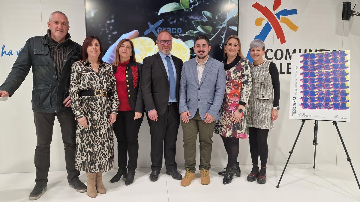 La delegación municipal de Xeraco en Fitur, la semana pasada.