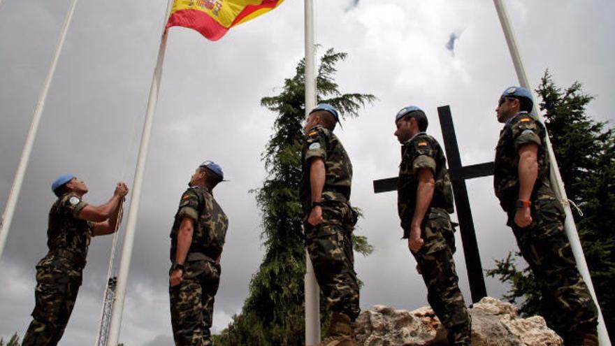 La Brigada Canarias toma  el relevo en el Líbano