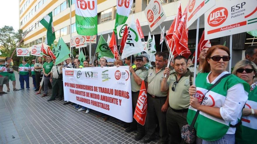 Agentes de Medio Ambiente y celadores forestales exigen mejoras laborales