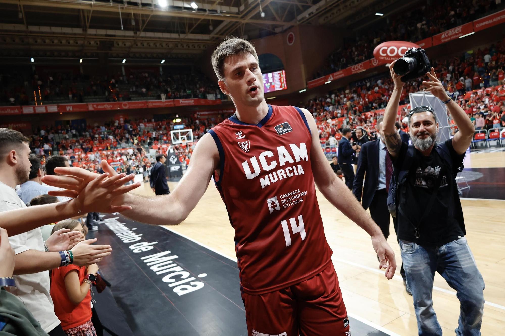 Las imágenes del cuarto partido de semifinales de la ACB entre el UCAM Murcia - Unicaja