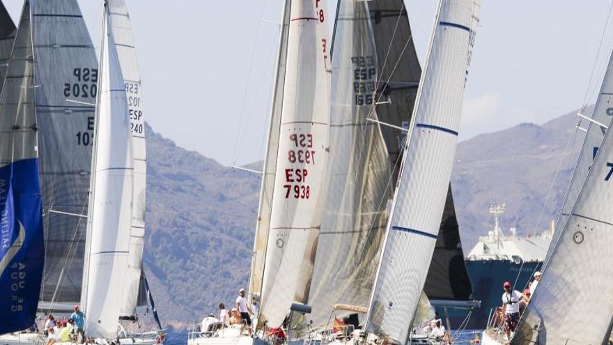 Un instante de la regata disputada el pasado domingo.