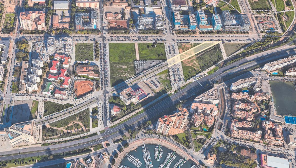 Prolongación de la calle Callao hasta avenida Mèxic.