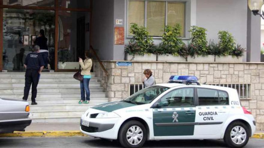 La Guardia Civil también acudió el pasado lunes al Ayuntamiento de Ibi.