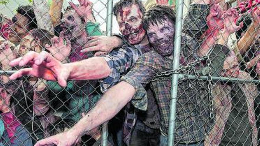 Fotograma de una película de zombies.
