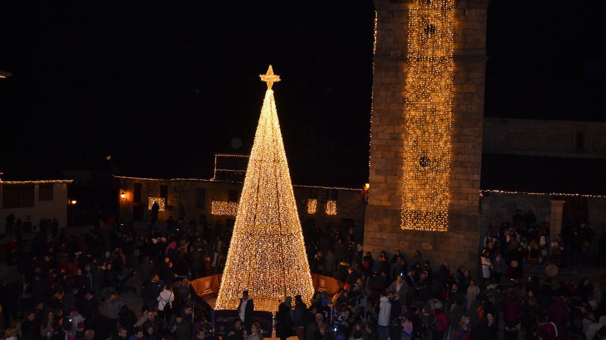 Luces de Navidad en Puebla de Sanabria