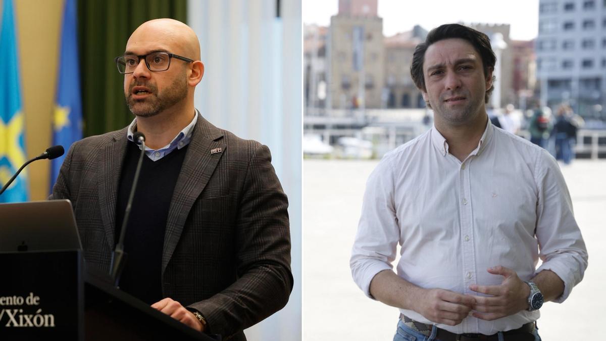 Jesús Martínez Salvador, a la izquierda, y Andrés Ruiz.