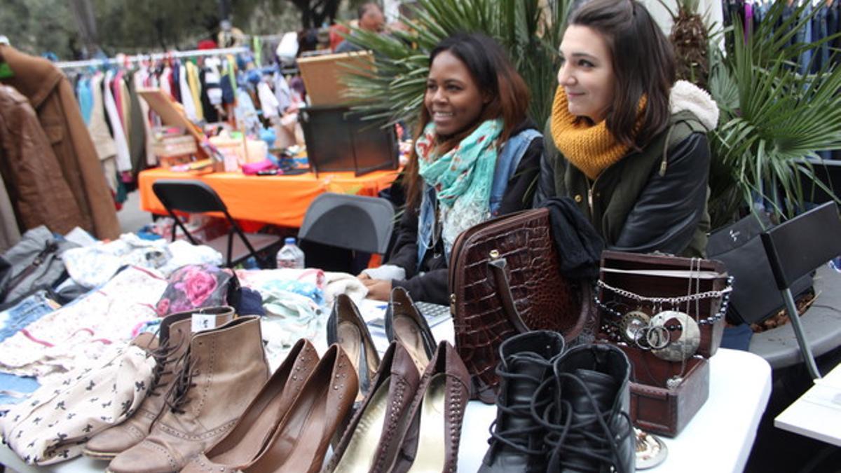 Cristina Díaz y Cristina Suárez estrenan su parada el pasado domingo en Flea Market.