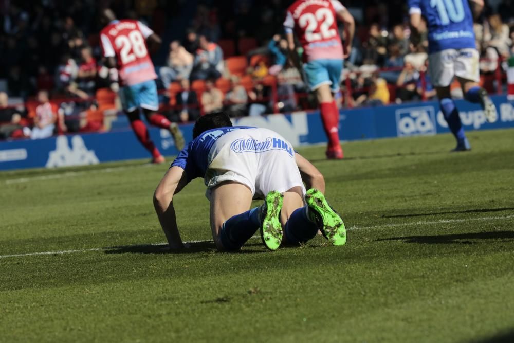 El partido del Oviedo en Lugo, en imágenes