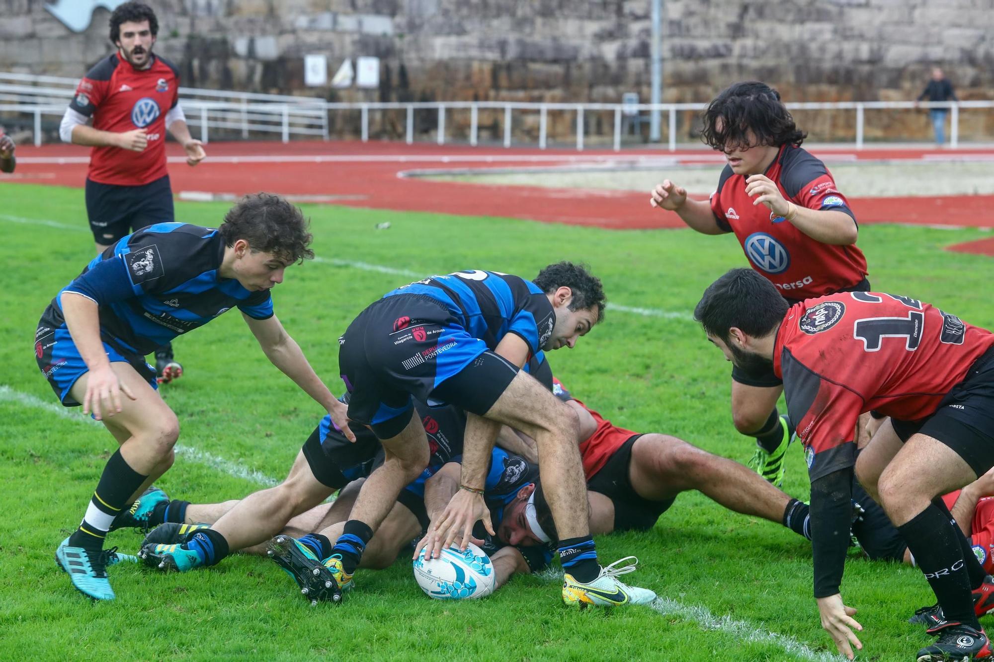 Las mejores imágenes de la victoria del Os Ingleses ante el Pontevedra Rugby Club