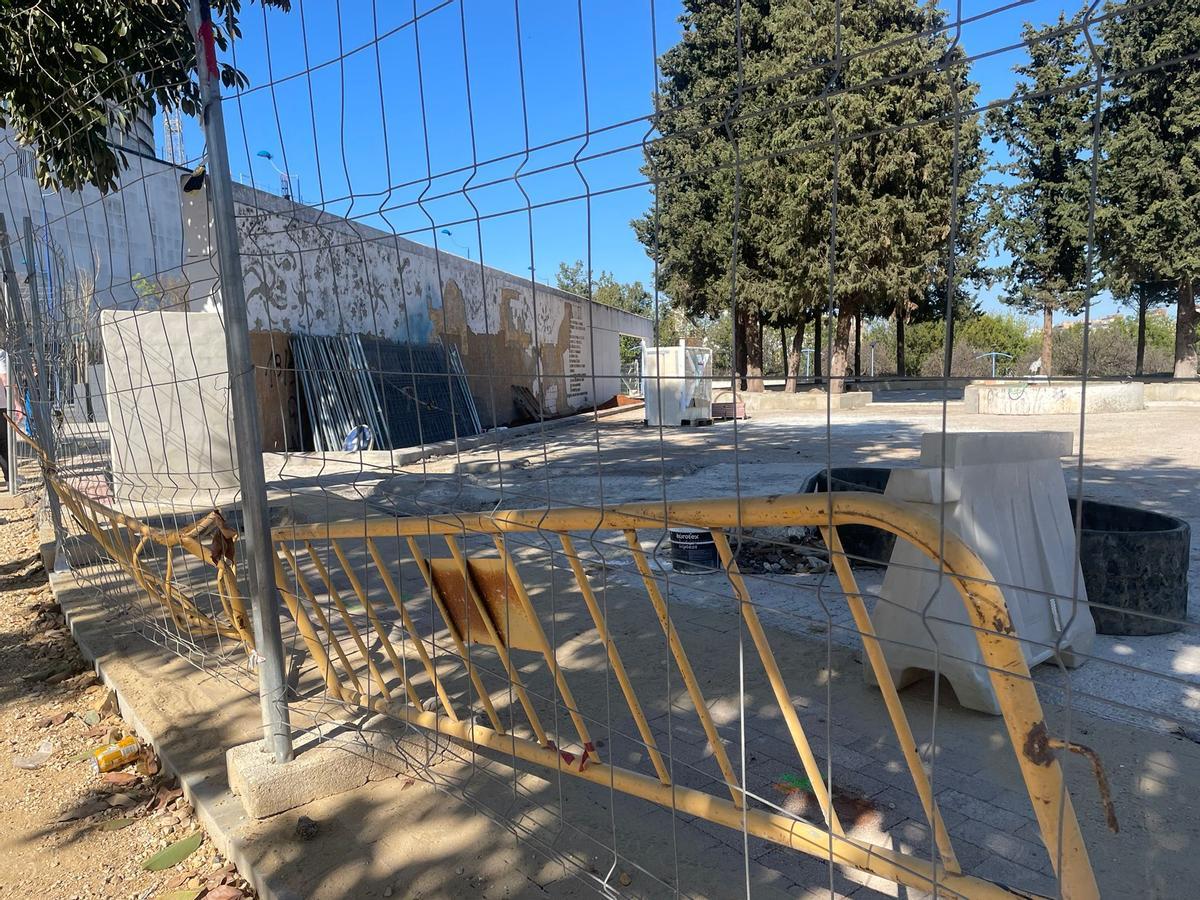 Las obras de la Puerta de la Barqueta de Sevilla, en imágenes