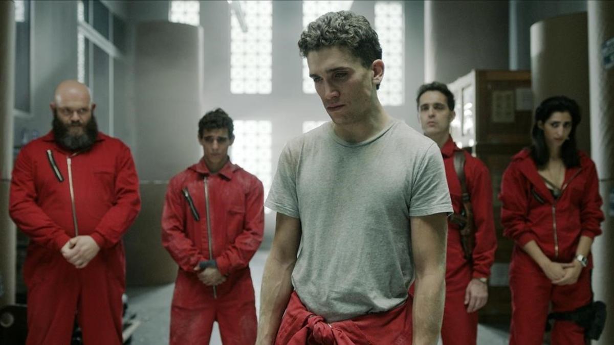 Los protagonistas de 'La Casa de Papel'.