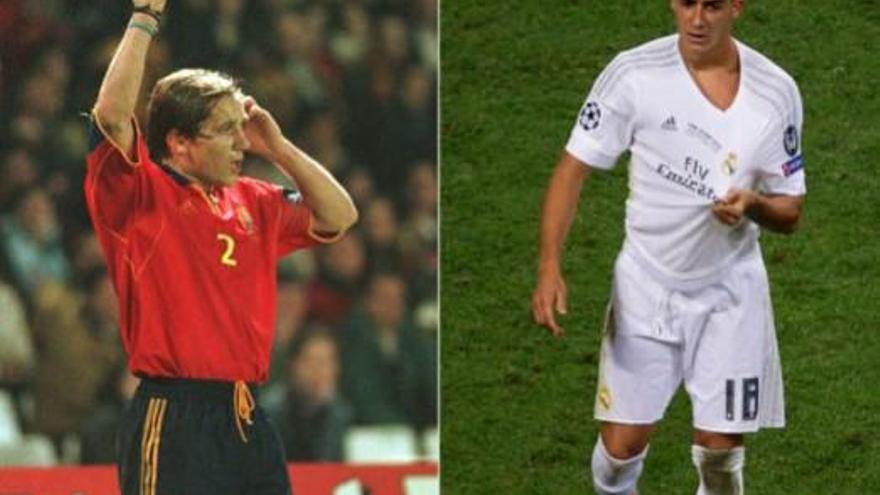 Michel Salgado y Lucas Vázquez, últimos gallegos en una gran cita CAMESELLE / AGENCIAS