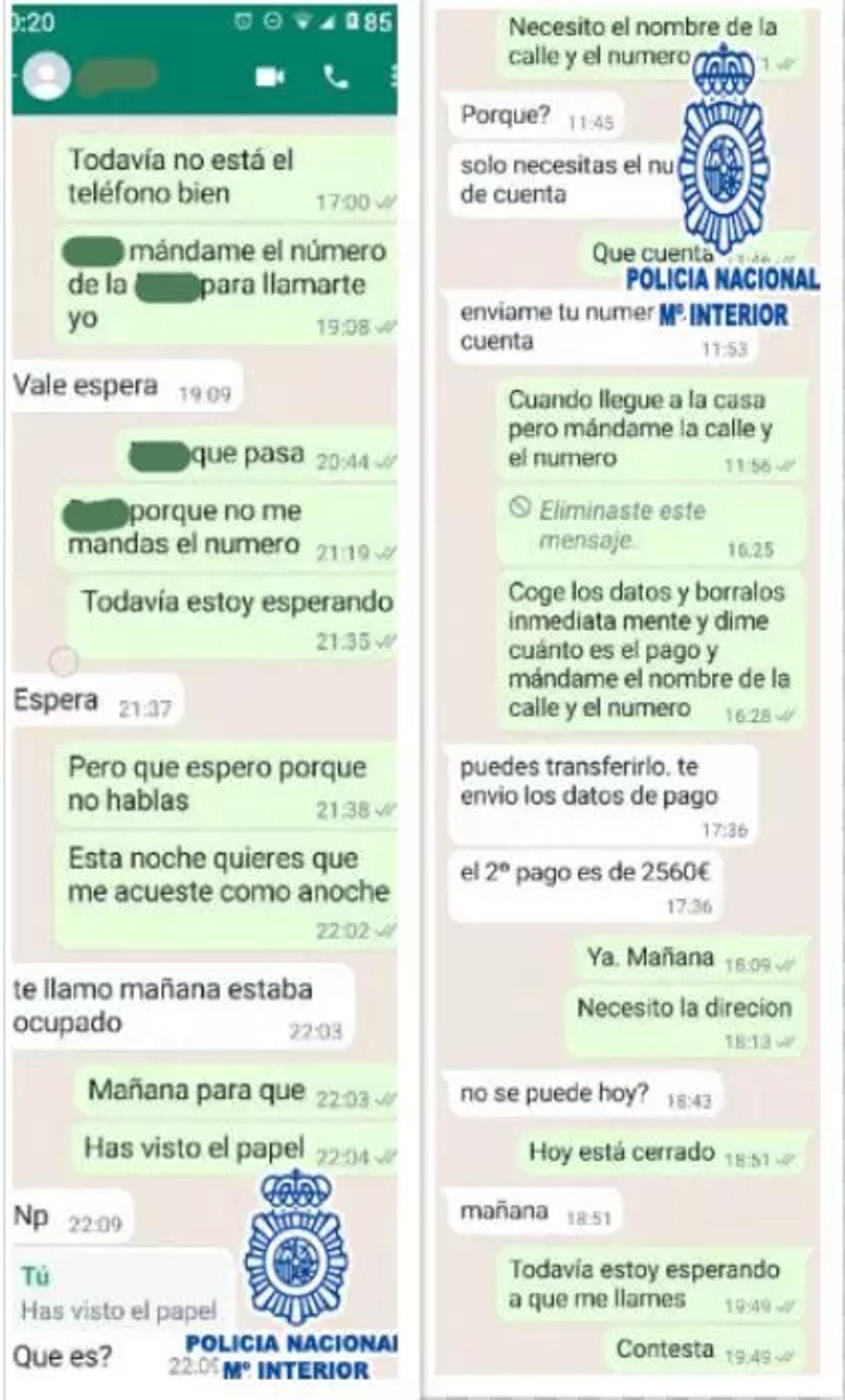Exemple d'una estafa del 'fill en problemes'
