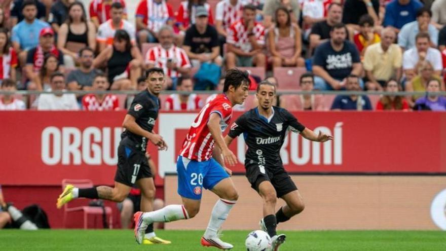 Girona-Leganés (1-1): Abel Ruiz evita una plantofada de realitat per començar