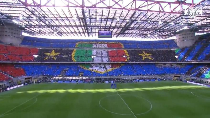 ¡Así lució el Giuseppe Meazza para la celebración del Scudetto del Inter de Milán!