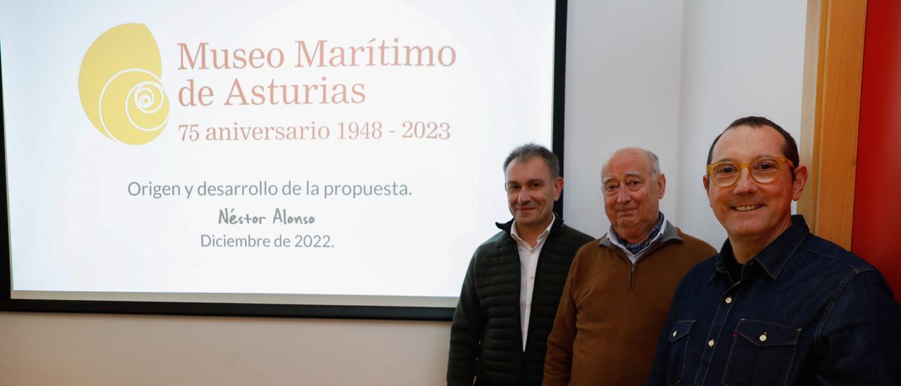 PRESENTACION DEL NUEVO LOGOTIPO DEL MUSEO MARITIMO DE LUANCO CON MOTIVO DE SU 75 ANIVERSARIO