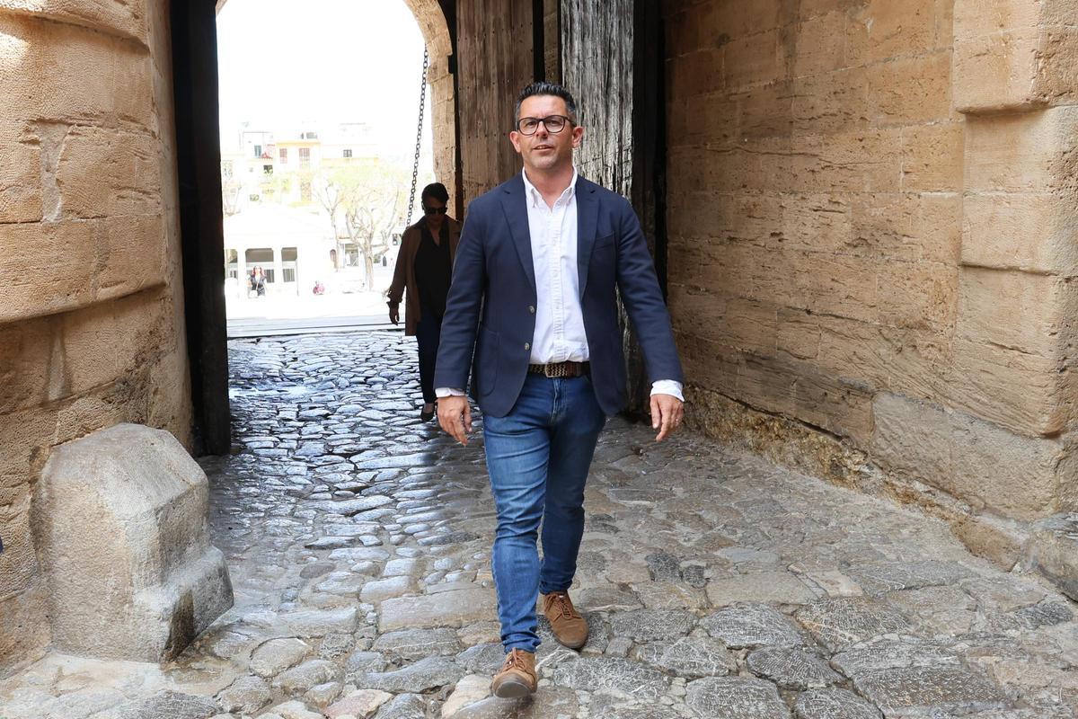 Rafael Triguero, alcalde de Ibiza, esta semana en Dalt Vila.
