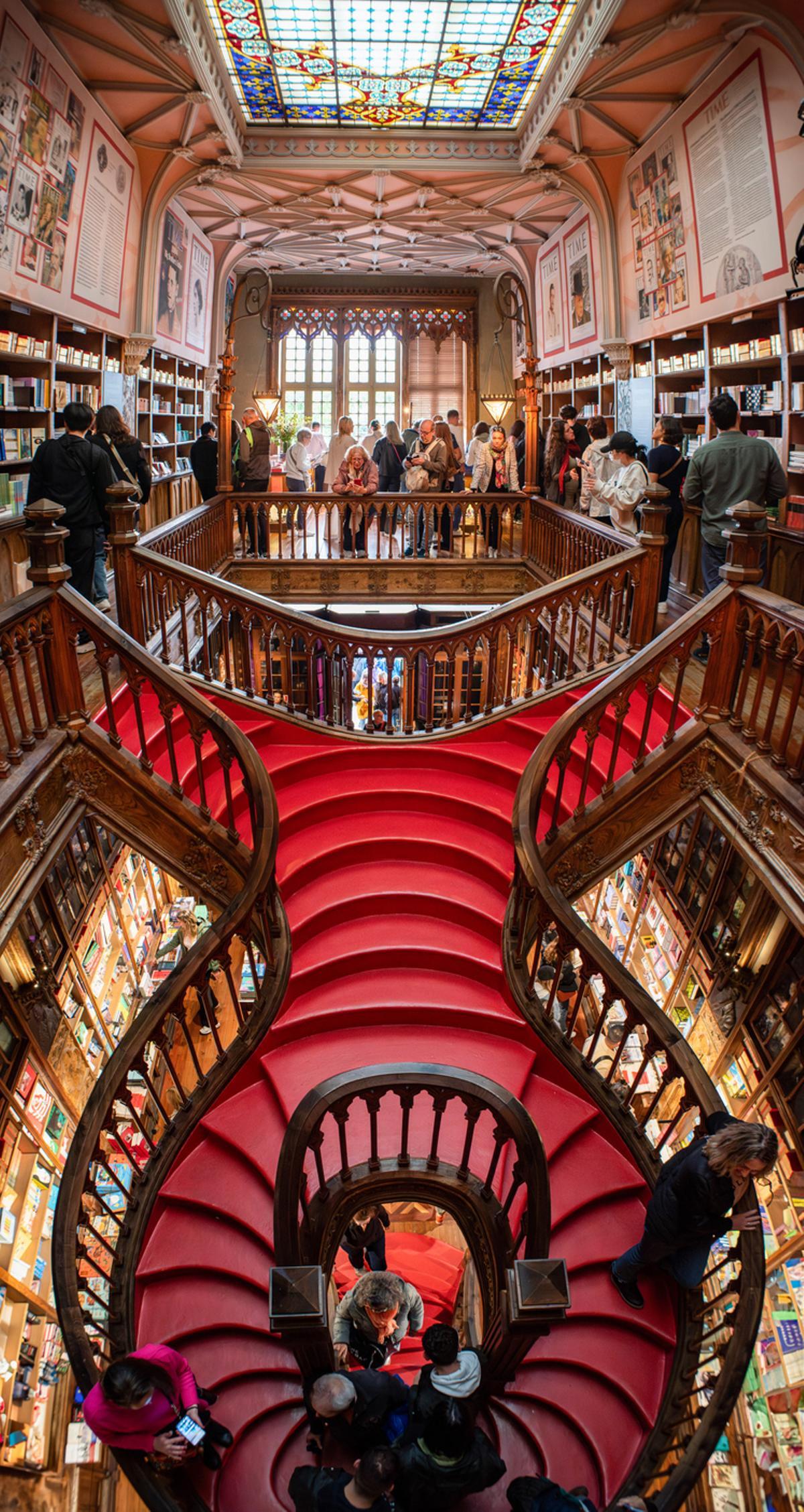 Librería Lello de Oporto.