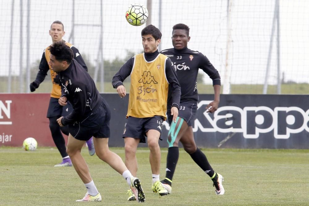 Entrenamiento del Sporting