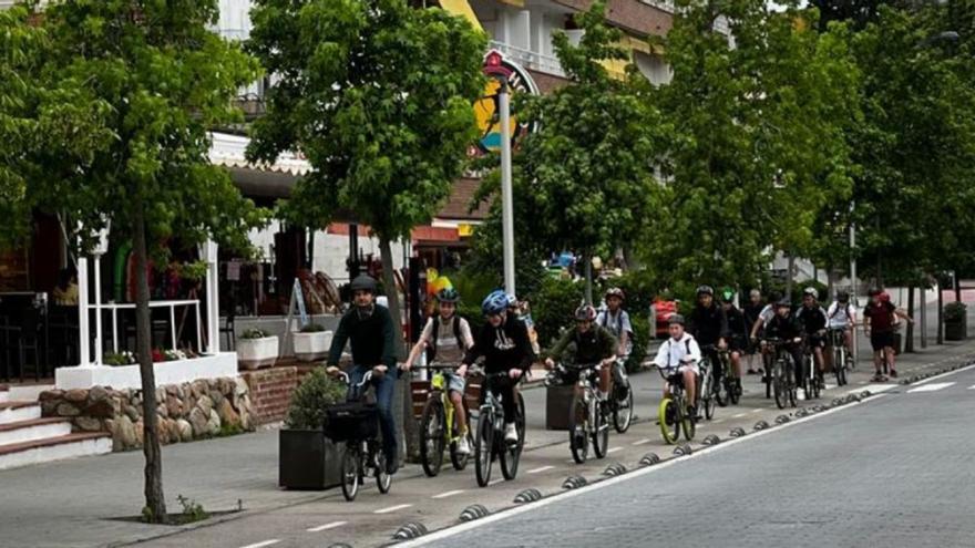 Lloret de Mar unirà els carrils bici a petició dels alumnes