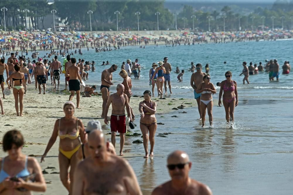 Así se combatió el calor en Pontevedra