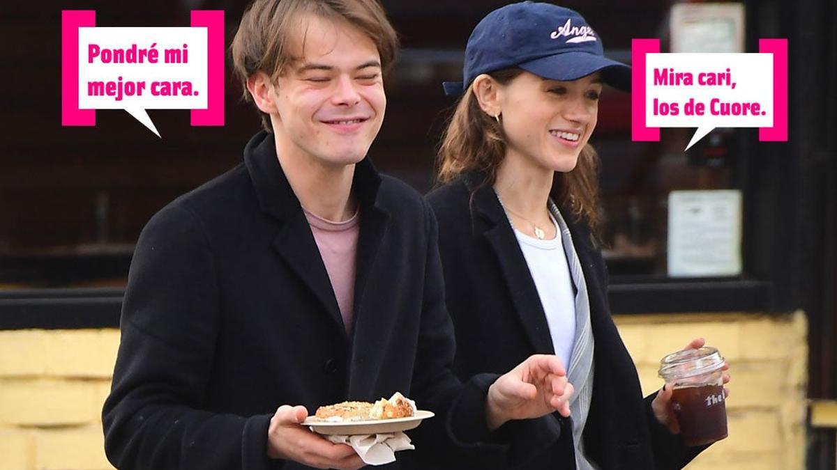 Natalia Dyer y Charlie Heaton