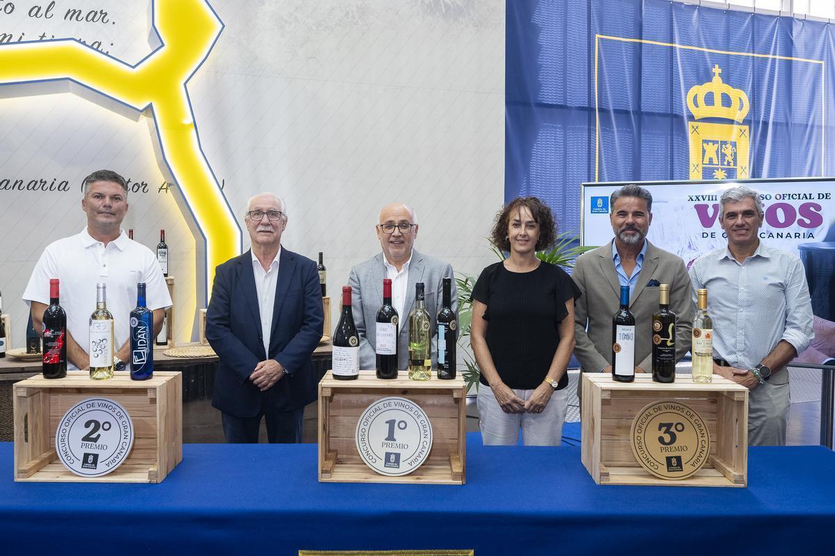 Presentación del concurso de vinos de Gran Canaria en una foto de archivo.
