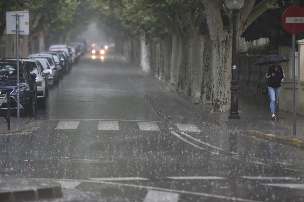 Precipitaciones en Huesca.