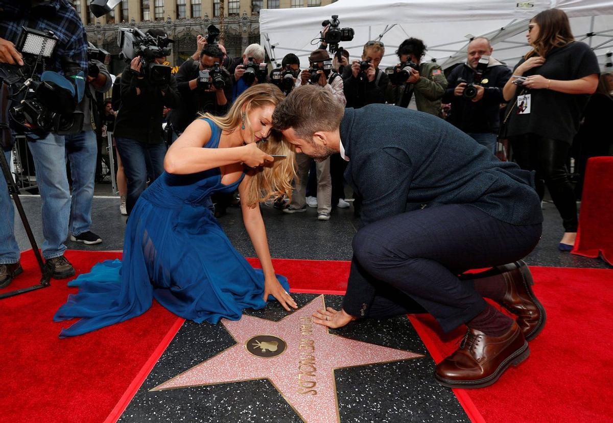 Ryan Reynolds y Blake Lively inmortalizan un momento único