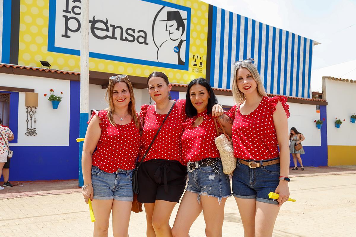 Miriam, Rosa, Laura y Celia