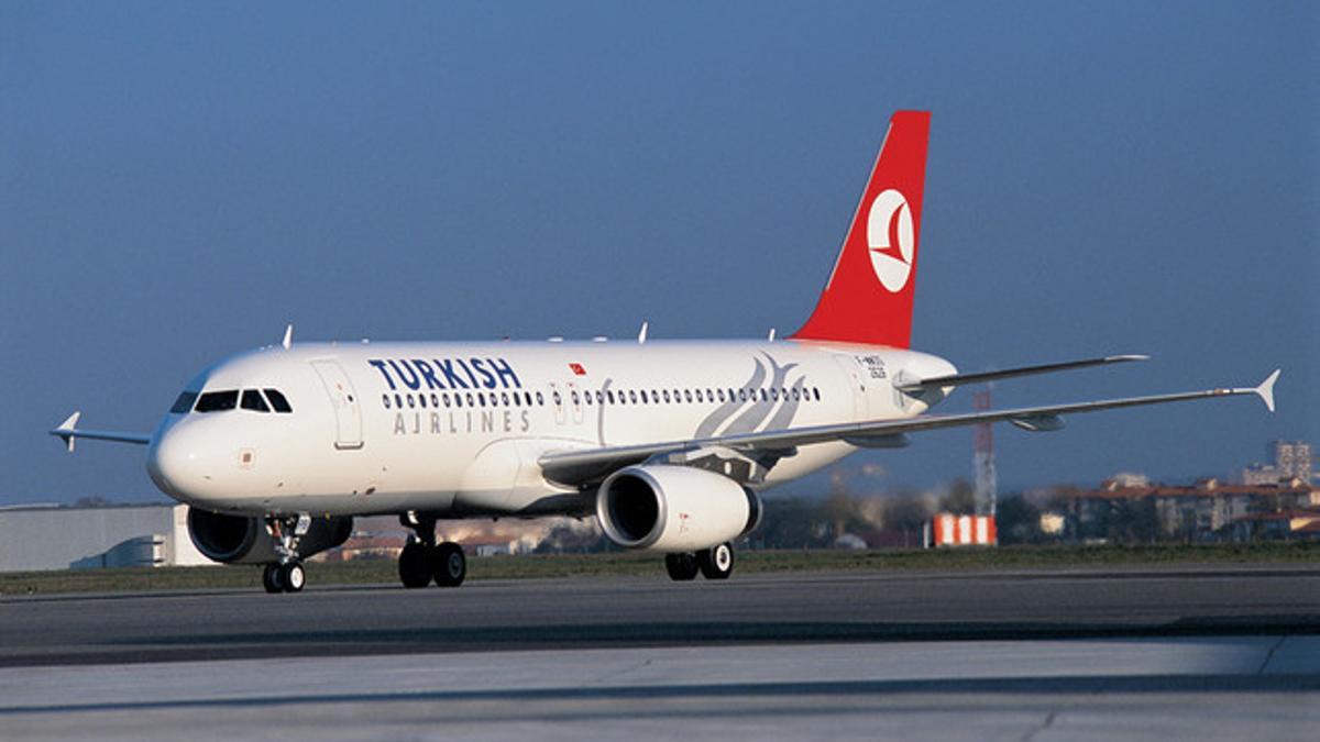 Un avión de Turkish Airlines.